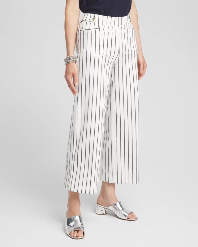 Doppio Wide Leg Pants, Circles